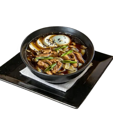 РАМЕН З КУРКОЮ ТА ТЕЛЯТИНОЮ