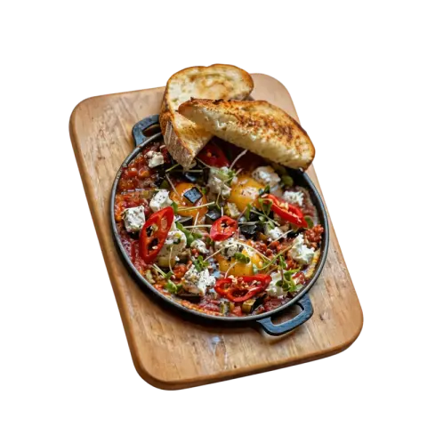 шакшука з баклажанами