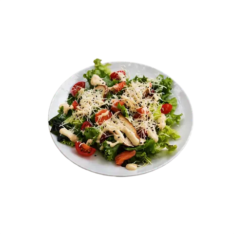 САЛАТ ЦЕЗАР З ЛОСОСЕМ