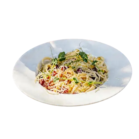 ПАСТА ЛІНГВІНІ З БЕКОНОМ І ЯЙЦЕМ